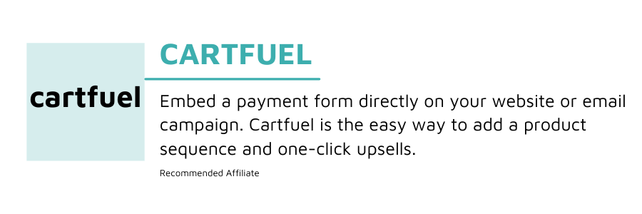 cartfuel is a payment form and great way to get upsells