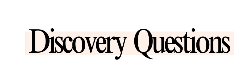discovery questions